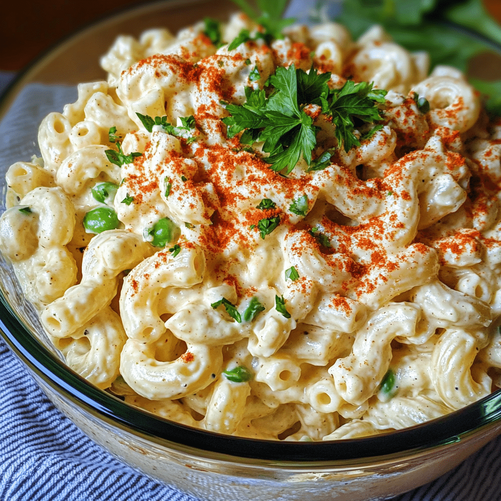 Creamy Cajun Macaroni Salad Succulent Recipes