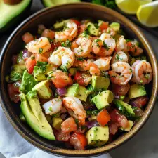 Avocado Salsa Shrimp Salad-image
