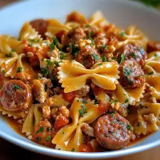 Italian Sausage With Bow Tie Pasta