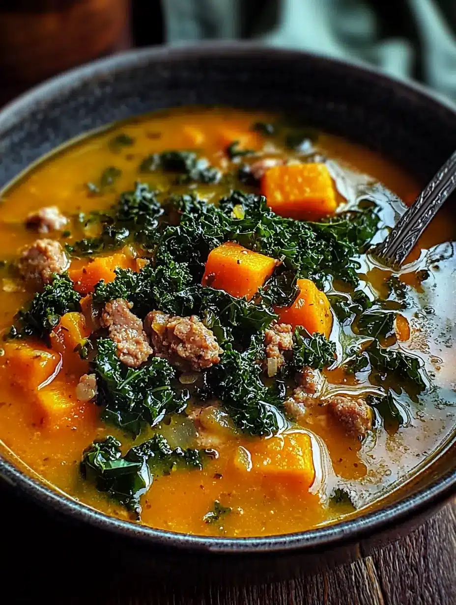 Curated visual reference: Picture Idea: Hearty Sausage Sweet Potato Kale Soup An Incredible Ultimate Recipe
